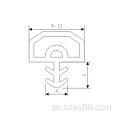 Verglasungsdichtung für Holztür